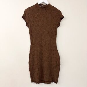 Lisa Says Gah Tai Mini Dress Brown